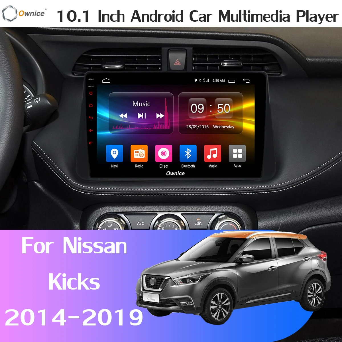 6 + 128G 360 панорамный Android автомобильный DVD GPS Навигатор Радио для Nissan Kicks 2014 2015 2016 2017