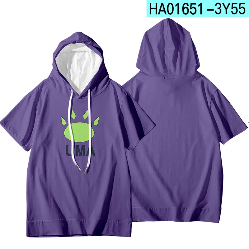 Футболка с капюшоном и коротким рукавом для косплея Kuga Yuma |