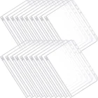 Карман для переплета, 6 отверстий, свободные мешки для листьев, А6, скоросшиватель, на молнии, папки, пластиковые пакеты для документов, для офиса, школьные принадлежности