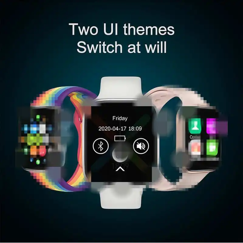 FT50 Смарт часы 16 Часы лица Bluetooth Вызов пульса тела температура монитор серии 5