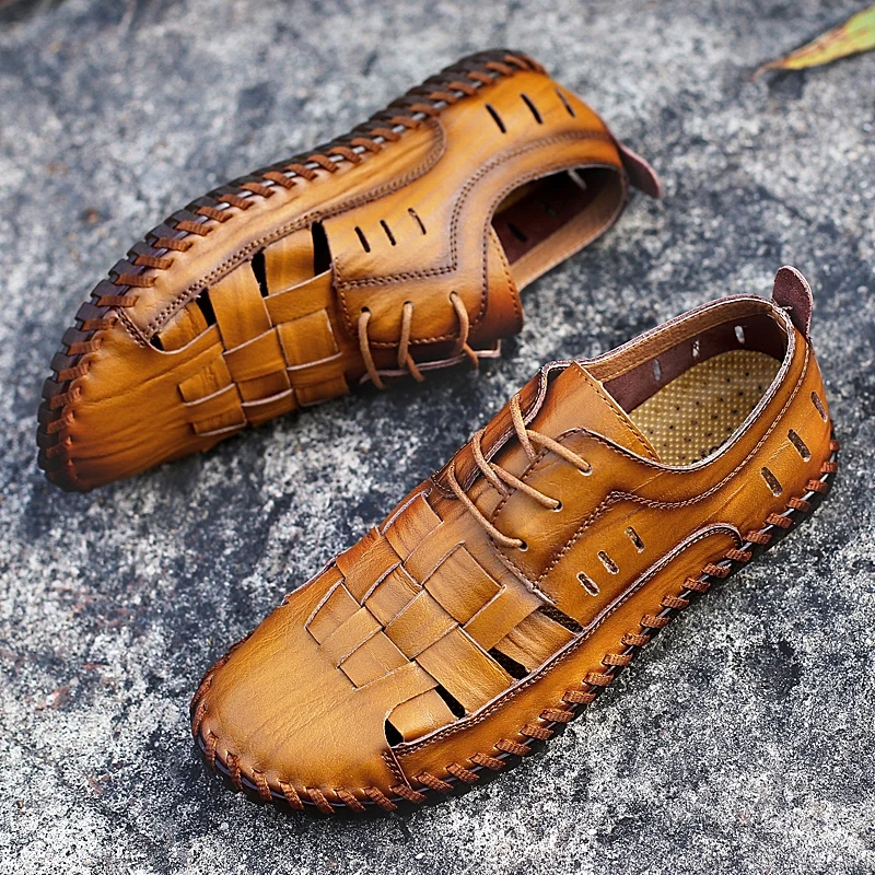 

deflat summer mesh sneaker hot for black fashion sports leather sport male comfortable Men's casuales informales new cuero