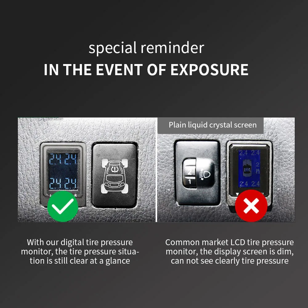 Система мониторинга давления в шинах с цифровой сигнализацией умный монитор