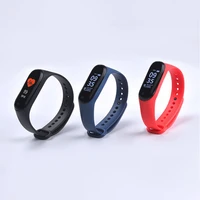 m4 smart wearable pedometer silicone bracelet photo color screen heart rate blood pressure message push for ios android