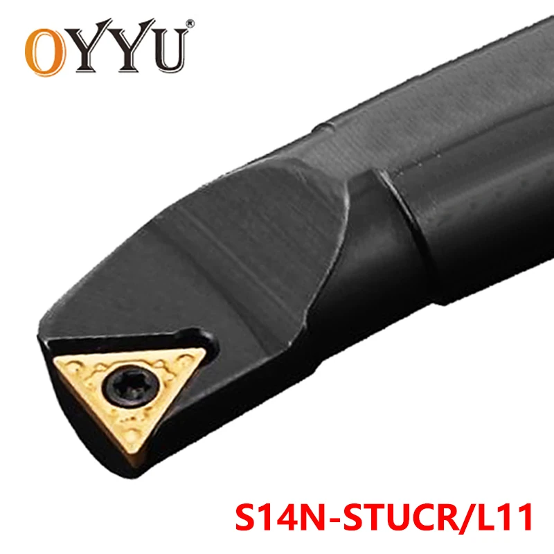 

OYYU STUCR STUCL S14N-STUCR11 S14N-STUCL11 Internal Turning Tool Holder CNC Carbide Inserts Shank Boring Bar use TCMT11