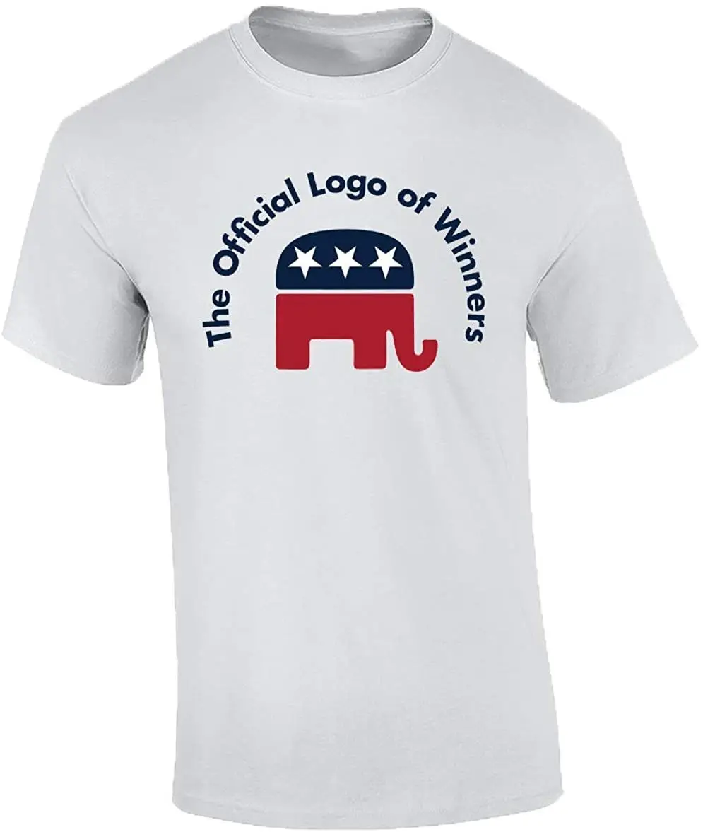 

Political Of Winners Adult Unisex Short Sleeve White T-Shirt New 2020 Summer Men Tee Cool T Shirts Breathable All Cotton Tshirt