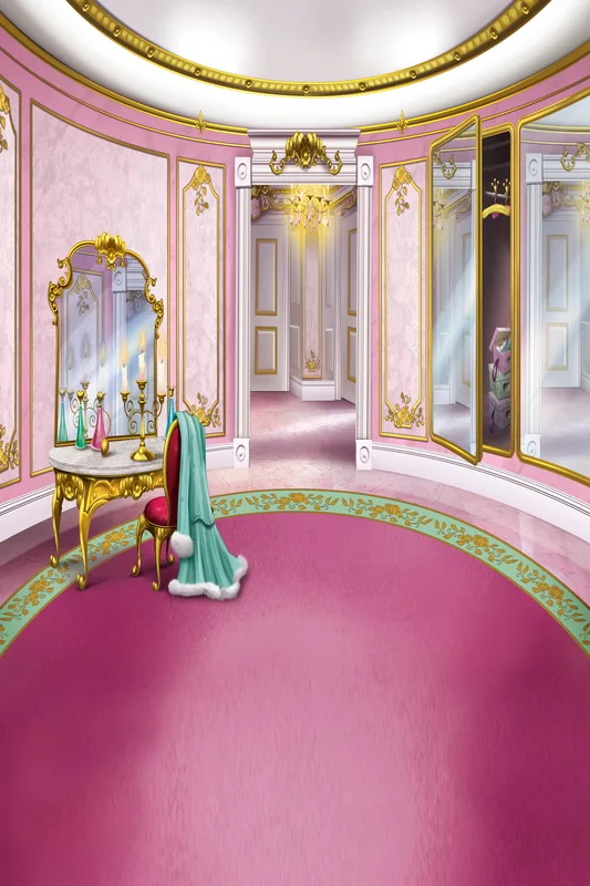 

5x7FT светильник розовое платье кроя принцесса, примерочная туалетным столиком зеркальная девушка пользовательский Фотофон для студийной съ...