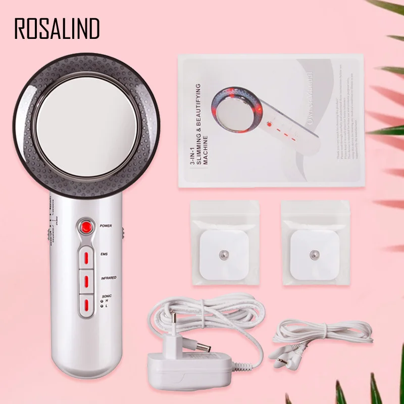 ROSALIND 3 в 1 Многофункциональный ручной ультразвуковой массаж инфракрасный
