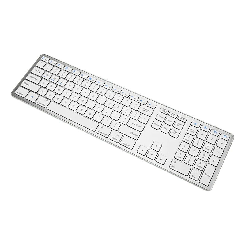 

BK418 Bluetooth Keyboard Notebook Tablet Keyboard 109Keys & USB Adapter Bluetooth 5.0 Wireless USB Audio Receiver