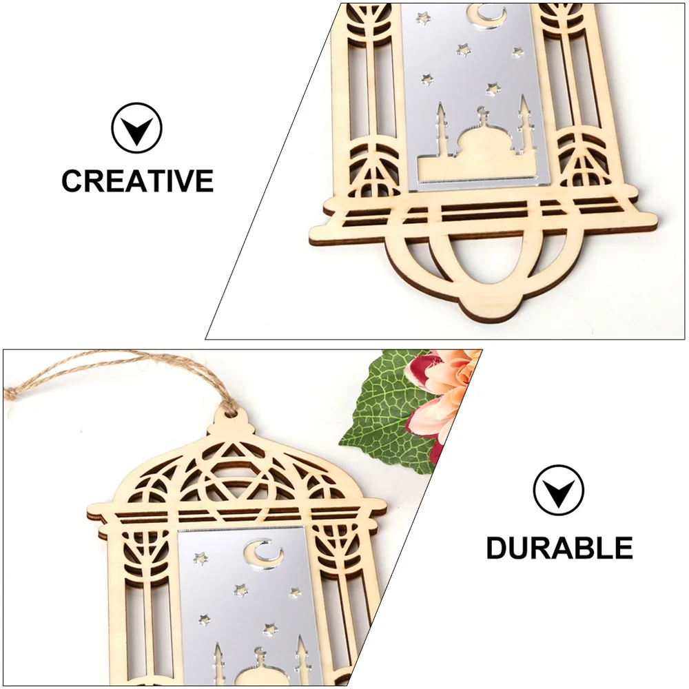 

2pcs Wooden Handicraft Ornaments Festive Wooden Decoration (Mixed Style)