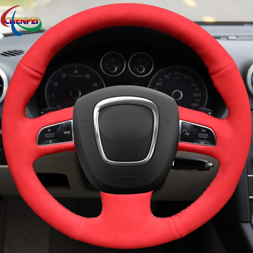 

Красная замша «сделай сам» для Audi A3 2006-2013 A5 S5 2008-2012 S6 Q7 2007-2011 RS4 2007-2008 автомобильные аксессуары