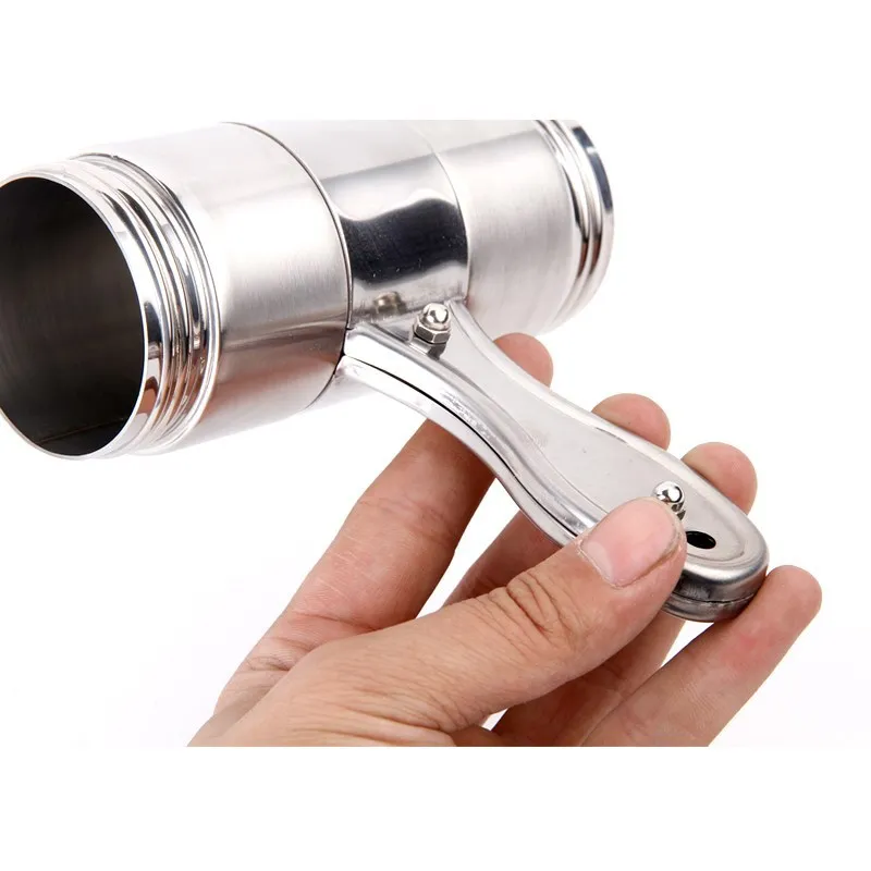 

1 Set Manual Noodle Maker Stainless Steel Household Pasta Maker Machine Spaghetti Making Tools with 5 Noodle Mould