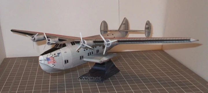 Boeing-KIT de construcci&oacute;n de avi&oacute;n de transporte militar, set de construcci&oacute;n de avi&oacute;n de transporte militar, modelo de papel artesanal, rompecabezas de juguete hecho a mano, regalo, accesorios de pel&iacute;culas, 314-1