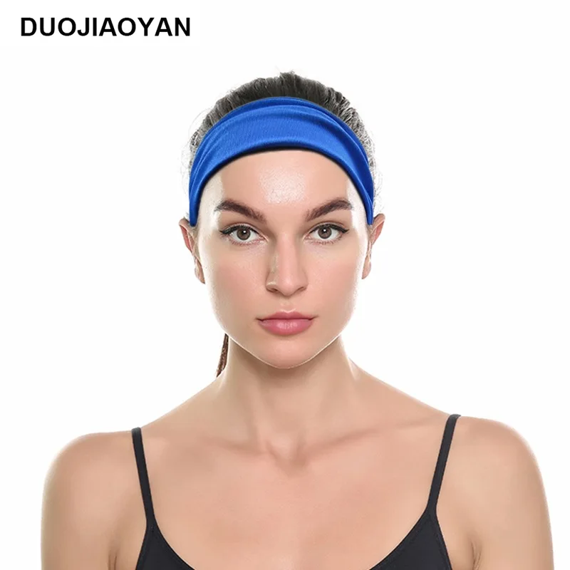 

Female Solid Color Stretch Cloth Milk Tow Entertaining Hair Band Yoga Headband Wash Hair Band Fitness Exercise Equipment 07JW397