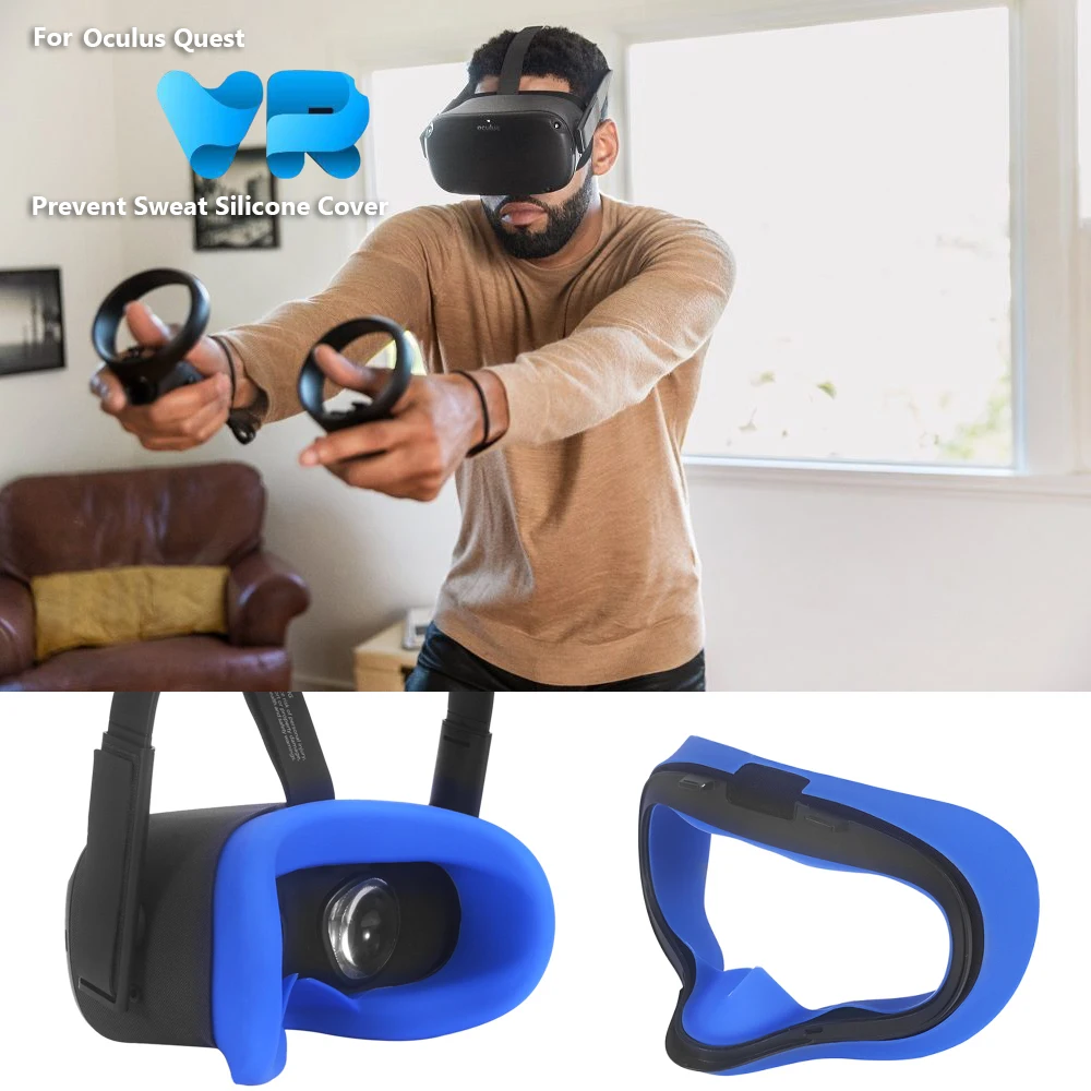 Мягкий анти пот силиконовый VR маска для лица глаз светильник против утечки Oculus