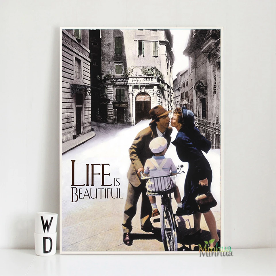 Life Is Beautiful фильм плакат настенный Художественный Холст принты современный стиль