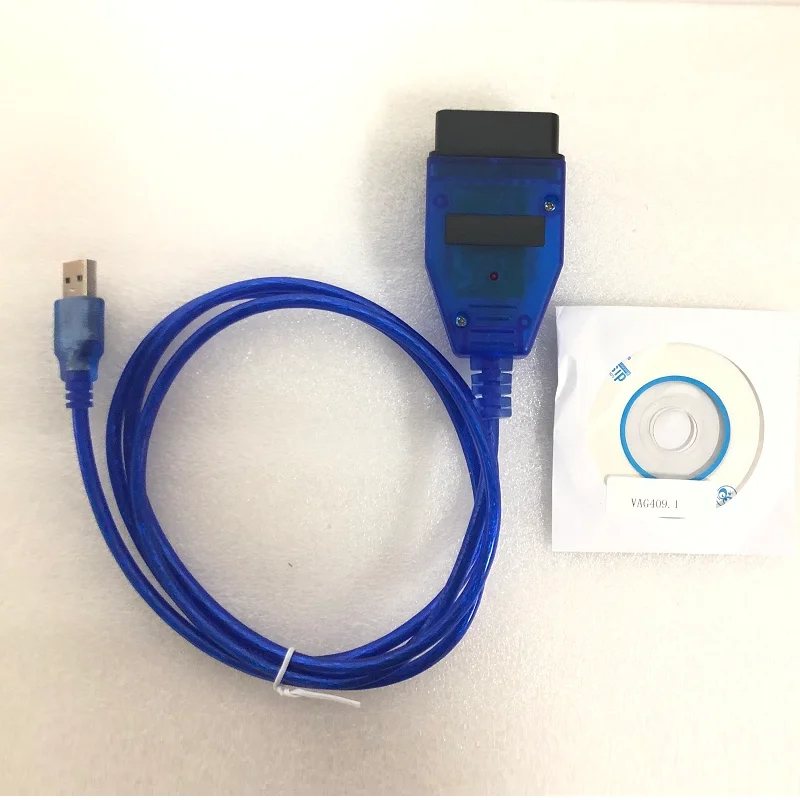 10 шт./лот KKL VAG COM 409 FT232RL USB кабеля VAGCOM 1 для Интерфейс OBD2 II диагностический