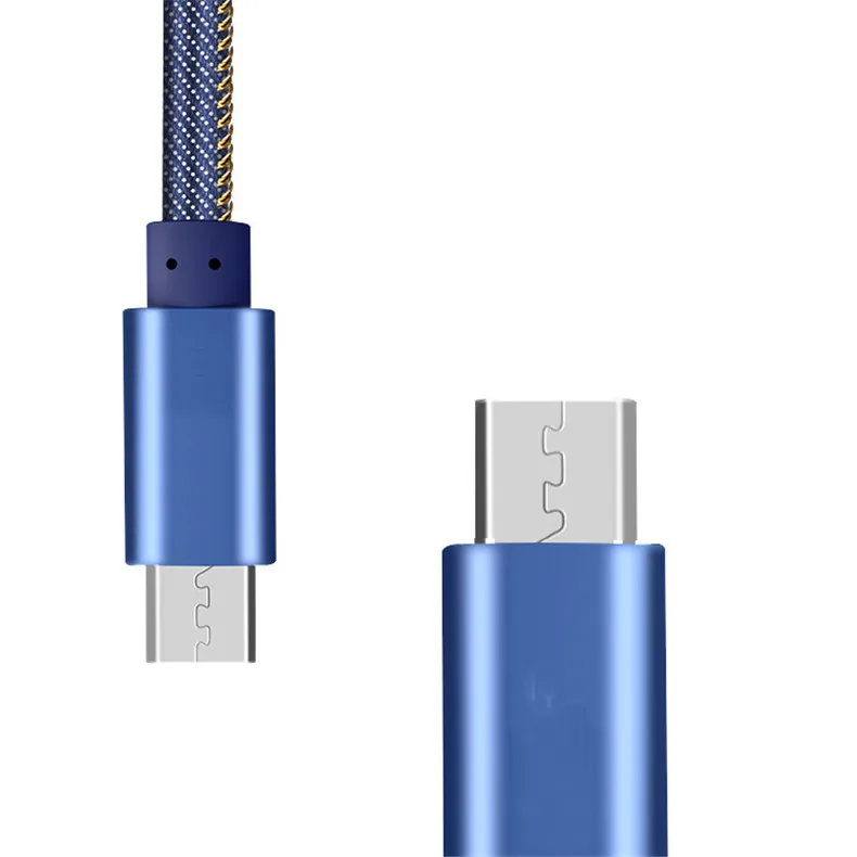 NOHON USB кабель Джинсовый Ковбой mi cro usb type C Быстрая зарядка USB C кабель для передачи данных для samsung S10 Xiaomi mi huawei кабель для зарядки телефона