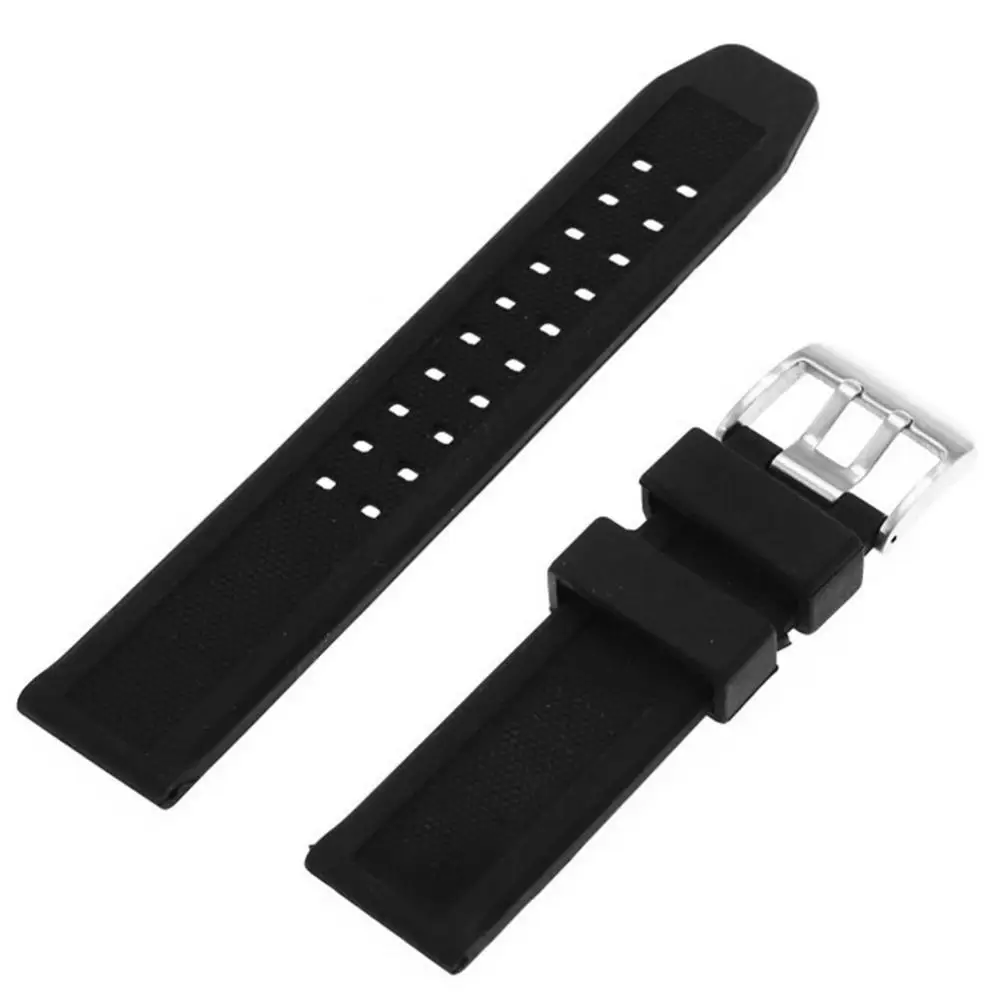 

Silicone Black Wrist Watch Band Bracelet Strap Belt 23mm Replacements for Luminox watch band Wearable Smart Accessories