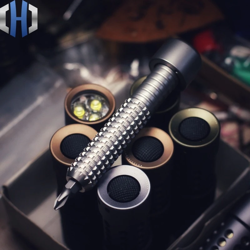 Многофункциональный шуруповерт ручной работы из титанового сплава EDC титановая