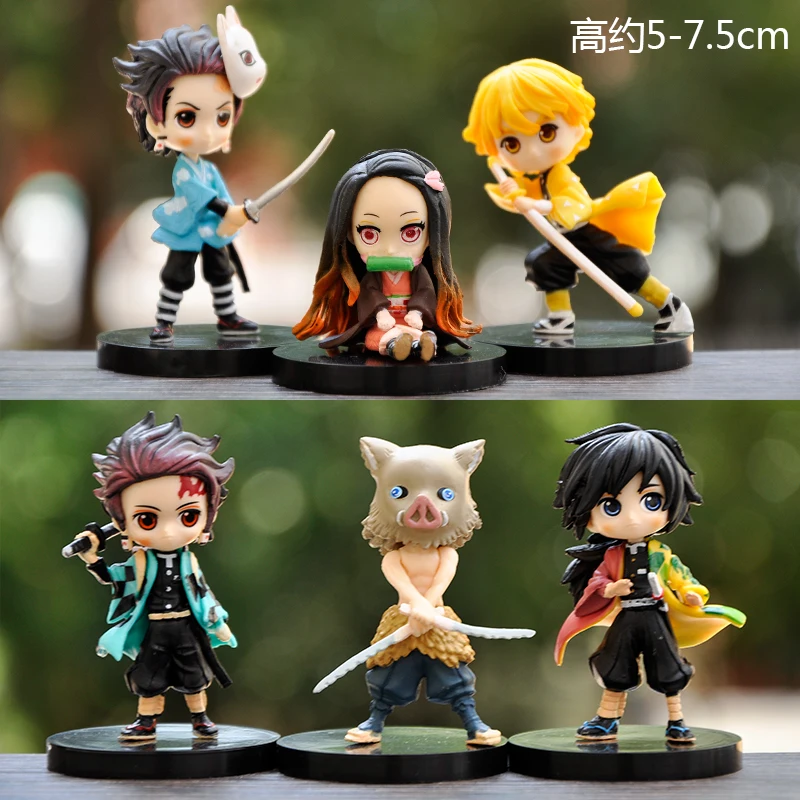 

Экшн-фигурки из аниме «рассекающий демонов», 6 шт./лот