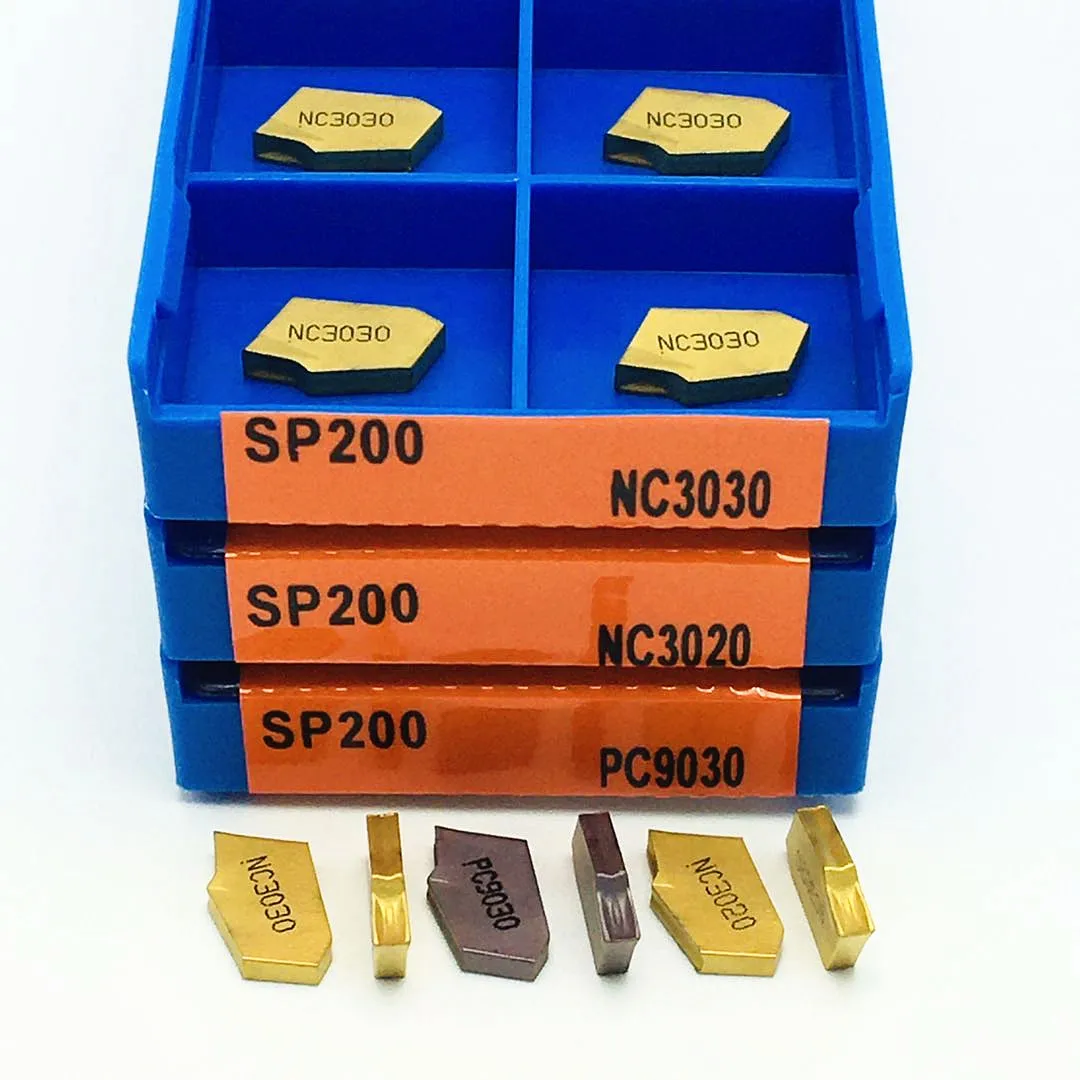 Прорезной инструмент SP200 SP300 SP400 NC3020 NC3030 PC9030 новинка твердосплавный резец для