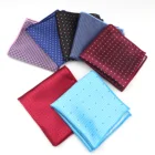 Мужской платок в горошек, 22 х22 см