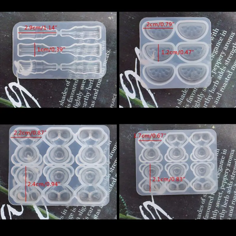 Милые силиконовые формы сделай сам для мастики в виде медведя оранжевых конфет