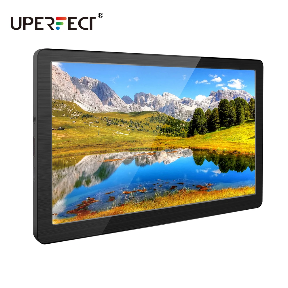 저렴한 UPERFECT 7 인치 컴퓨터 디스플레이 휴대용 게임 모니터 1024x600 IPS 16:9 LED 스크린 스피커 HDMI USB, 라즈베리 파이 PS4 Xbox