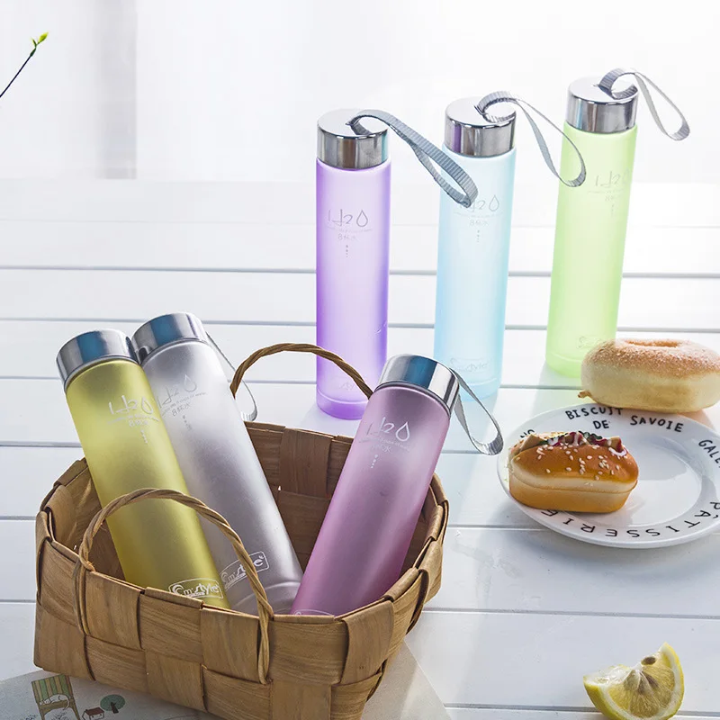 280 мл пластиковая чашка для здоровья бутылка лимона фруктовый сок бутылки воды