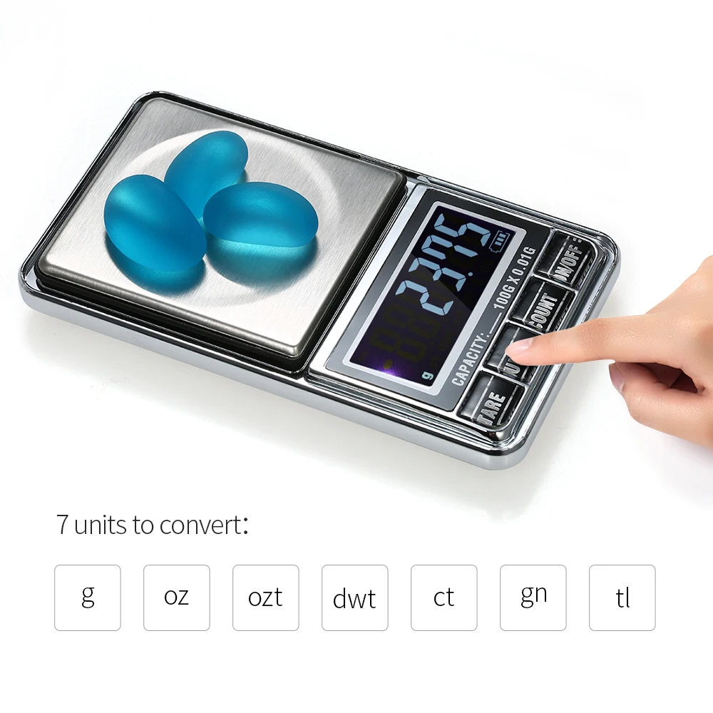 Высокоточные электронные весы 0 1 г высокоточные цифровые мини для золота