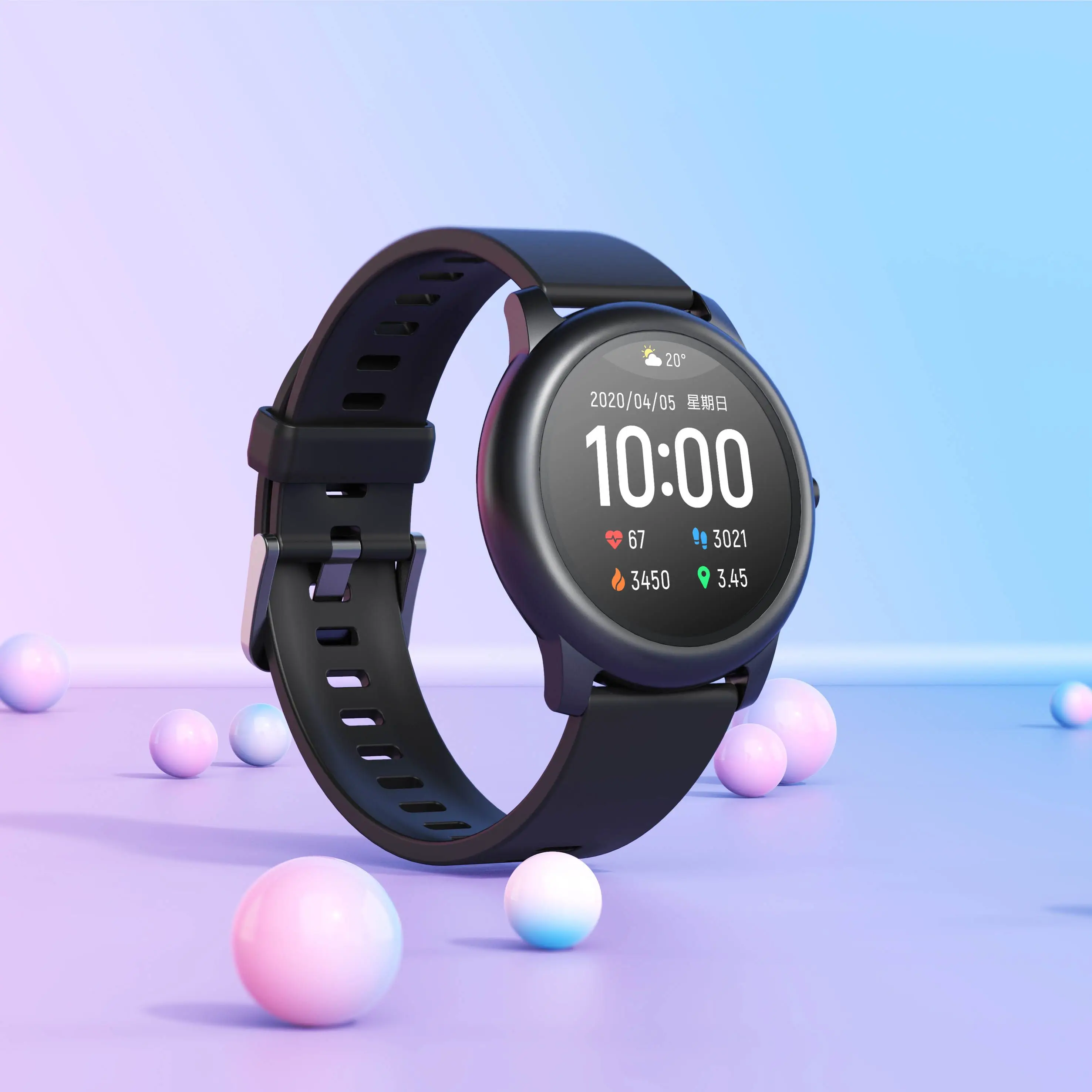 

Xiaomi Youpin Haylou Solar LS05 Smart Watch Men Woman Smartwatch 2021 Waterproof Heart Rate Sleep Monitor Fitness Watch