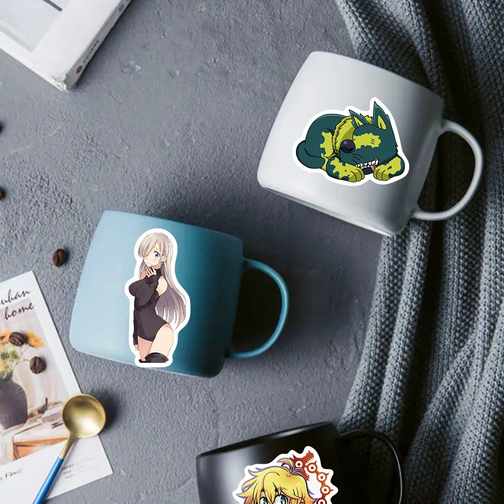 

10/30/50PCS Cartoon Japanese Anime Gintama Graffiti Notebook Computer Mobile Phone Water Cup Sticker Waterproof Wholesale