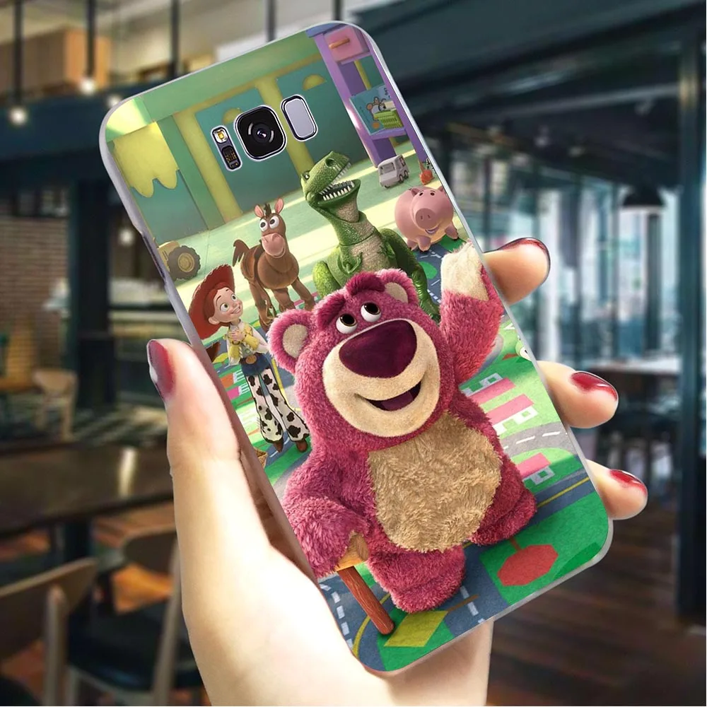 Жесткий чехол для телефона с мультяшным принтом Squishy Lotso Galaxy A6 Plus A3/A5 A8 Plus/A7 A9 2018 A10