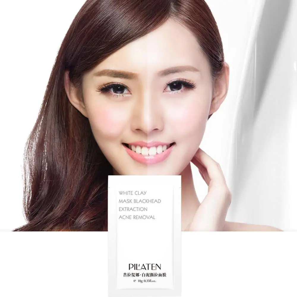 1 шт. белая глиняная Очищающая маска отбеливающая для лица с угревой сыпью A0P4 |