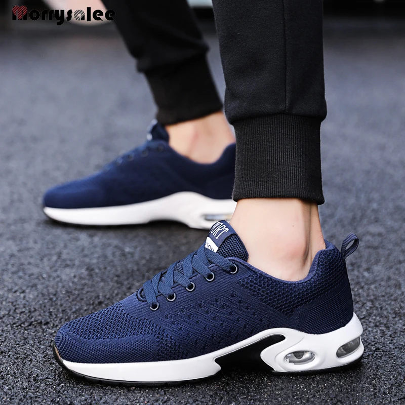 Новый стиль Повседневное спортивная обувь большие Размеры простой сетчатая