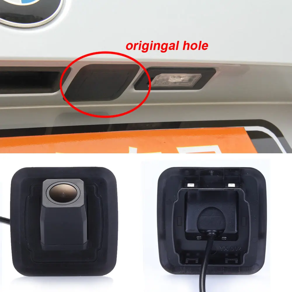 

Original hole of BMW series rear view camera
