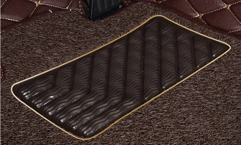 

Top quality! Custom special car floor mats for Toyota Land Cruiser Prado 150 5 seats 2020-2010 waterproof two layers car carpets