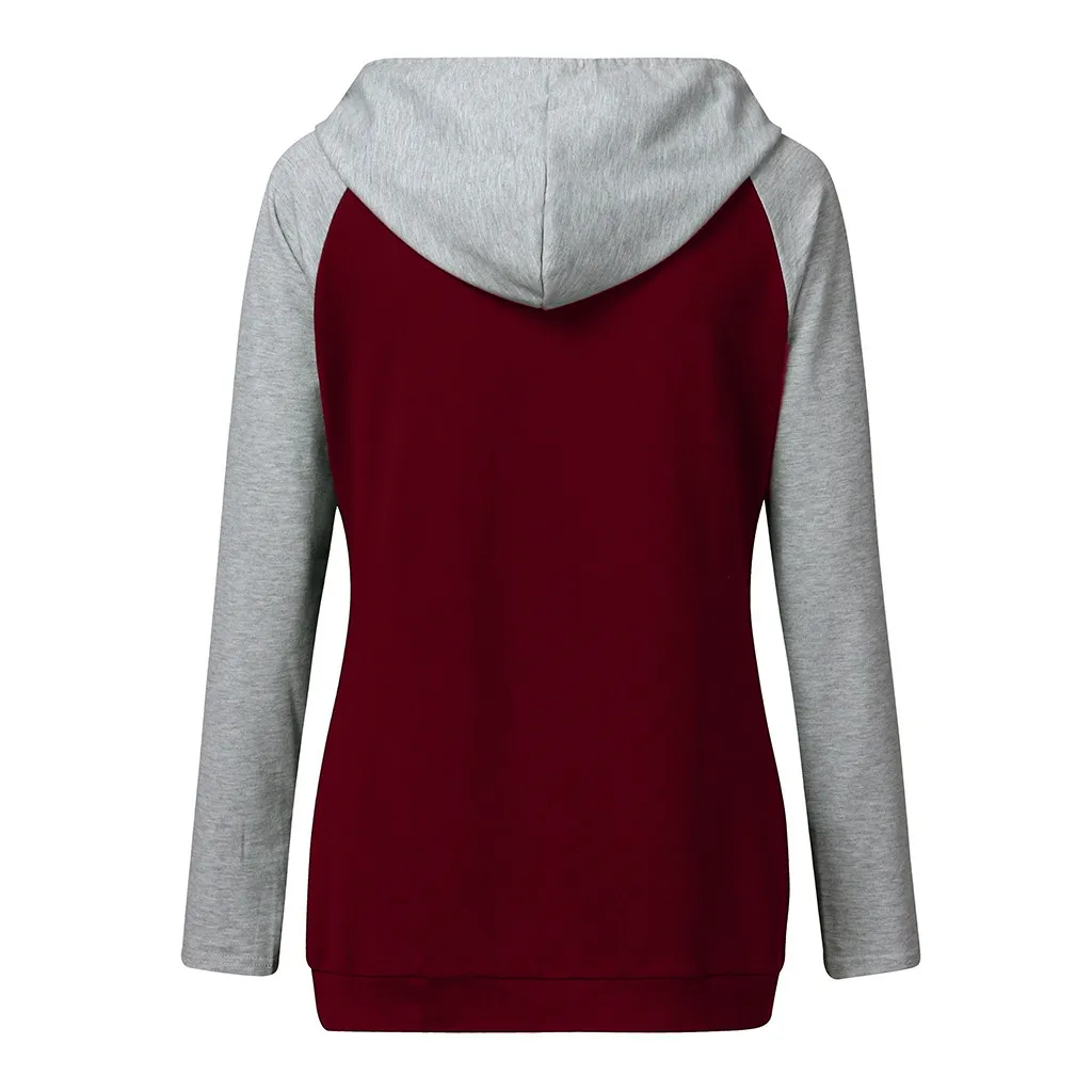 Женская одежда для беременных Nusring топы с длинными рукавами пуловер капюшоном