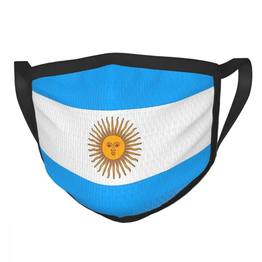 

Argentina Flag Argentine Flag Non-Disposable Face Mask Anti Haze Mask Protection Mask Respirator Mouth Muffle