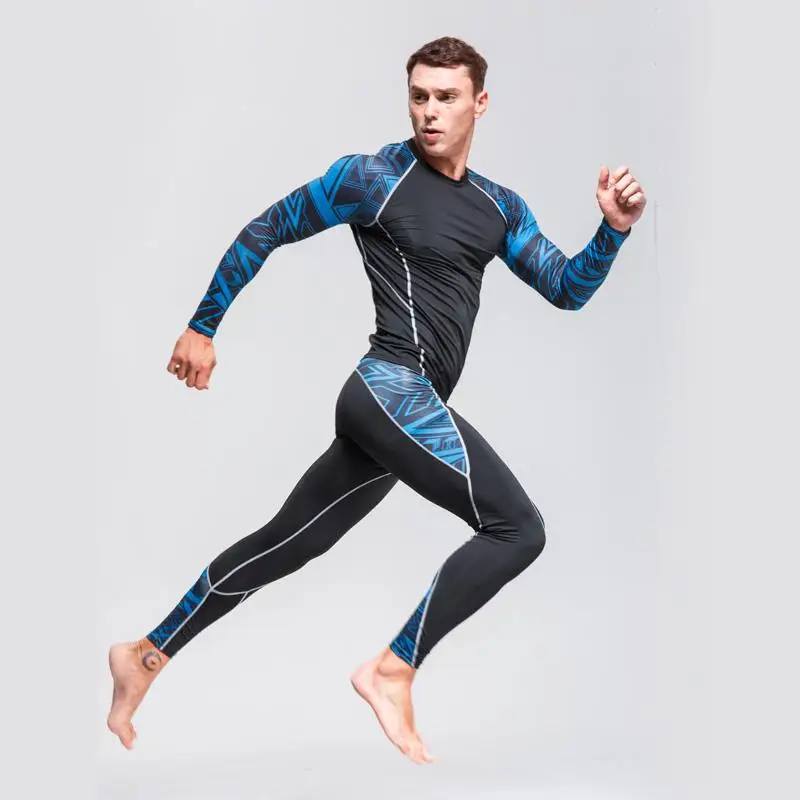 Мужской спортивный костюм для спорта и отдыха спортивная одежда комплект из 2