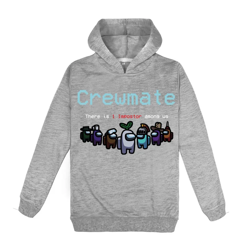 

2021 New Video Game Among Us Hoodie Kids Impostor Graphic Anime Streetwear Cartoon Sweatshirt Among Us Hip Hop Hoodie