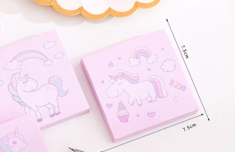 Креативный планировщик Липкие заметки Kawaii мультфильм блокнот милый Скрапбукинг блокнот офисное украшение канцелярские принадлежности 02123
