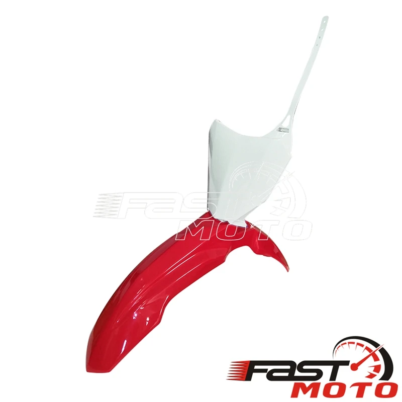 Переднее пластиковое крыло с номерным знаком обтекатель для HONDA CRF250R 18-20 CRF250RX CRF 450R