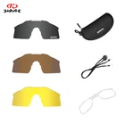 Фотохромные Сменные линзы KE9023 с поляризованными линзами красного, синего и зеленого цвета, велосипедные солнцезащитные очки, подходящая оправа