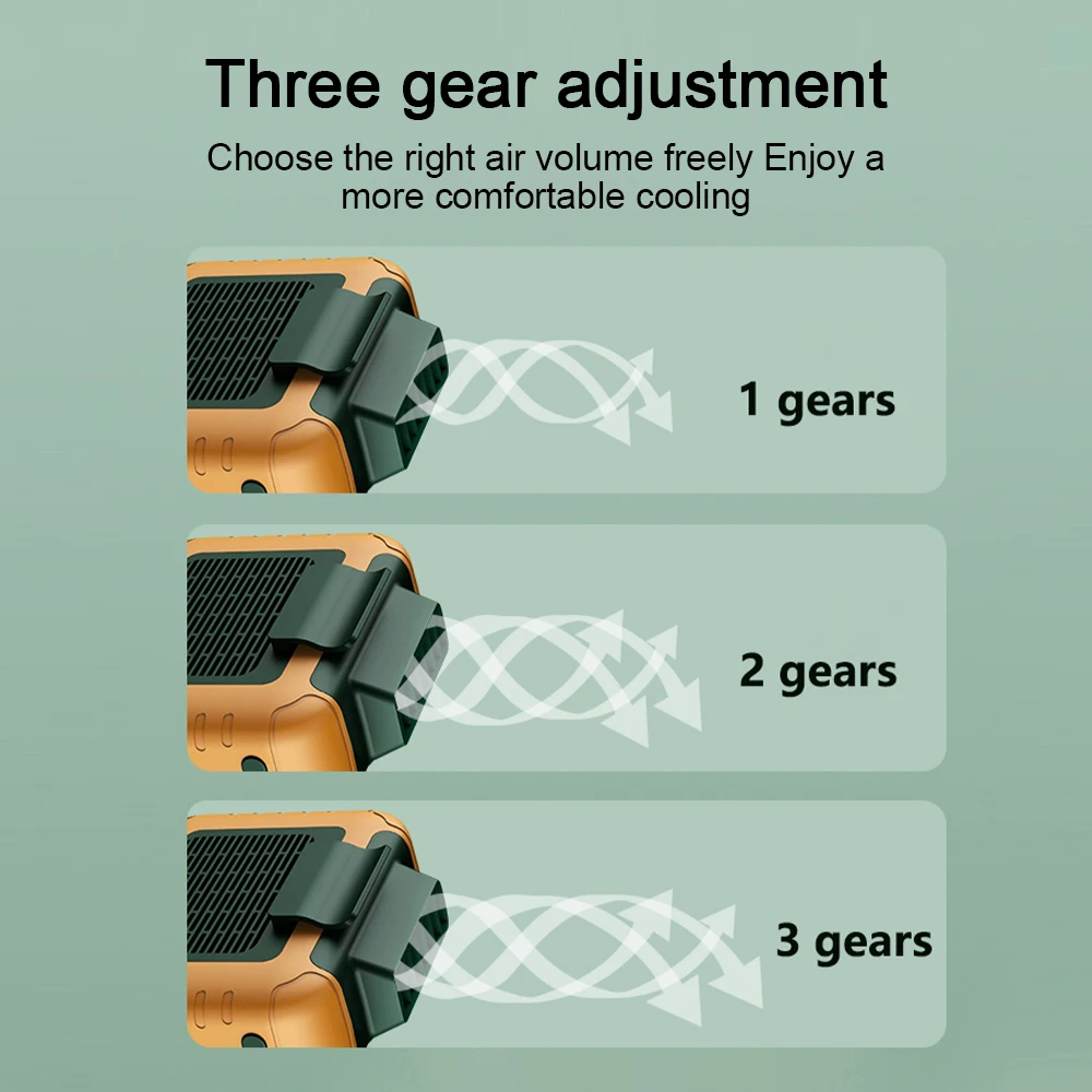 

Portable Hanging waist Fan USB Waist Clip Fan Ultra quiet Wearable Electric Fan Handheld Air Conditioner for Outdoor Working