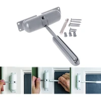 1 set adjustable surface mounted spring door closer automatic 180 degree not positioning automatic door hardware 10 70 kgs
