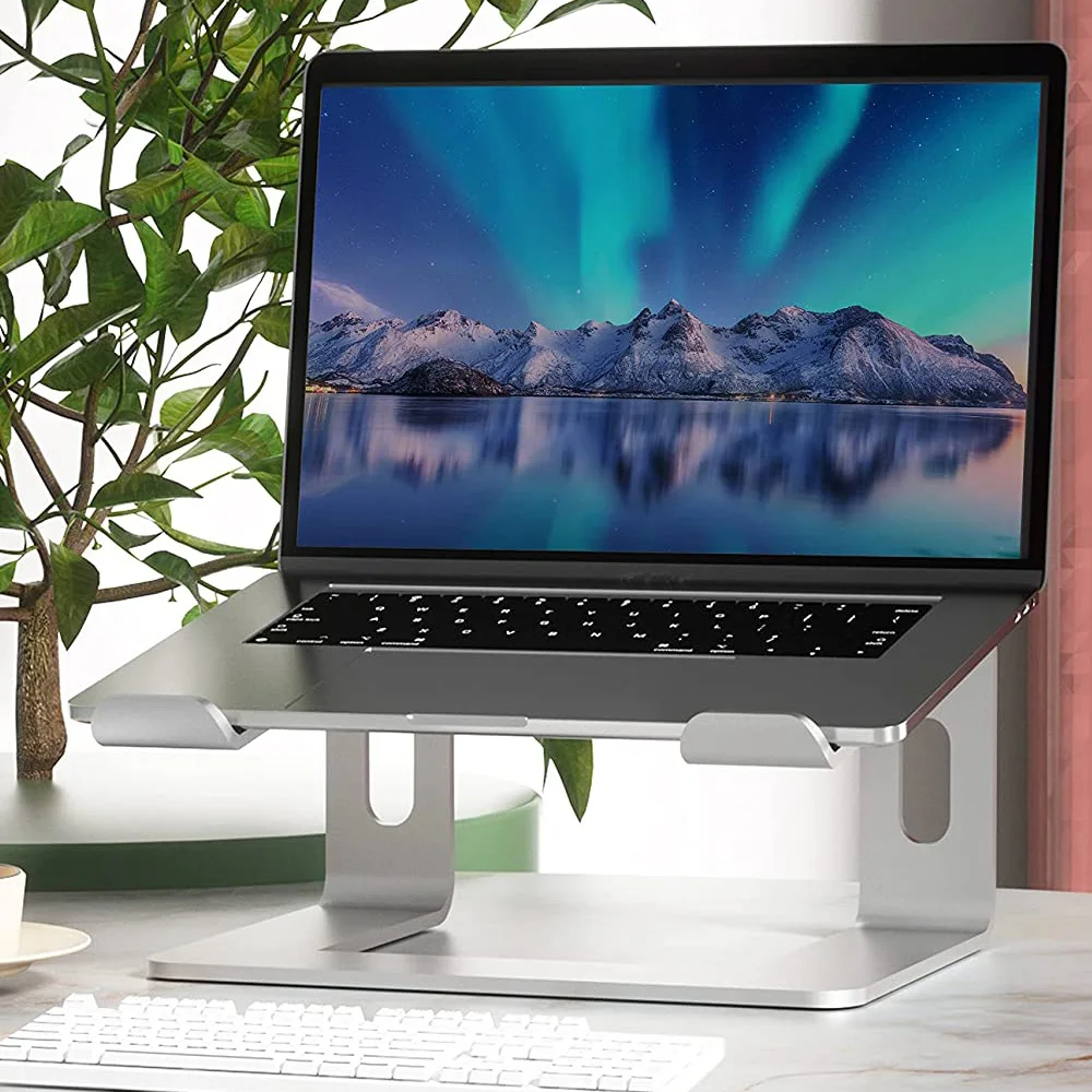 Алюминиевый Настольный держатель для ноутбука Macbook Pro iPad Air Mac Book M1 Dell HP Xiaomi - купить