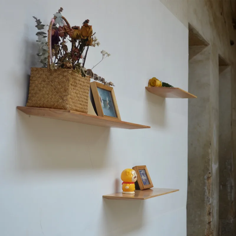 Деревянная полка в современном стиле для гостиной настенная хранения книжная