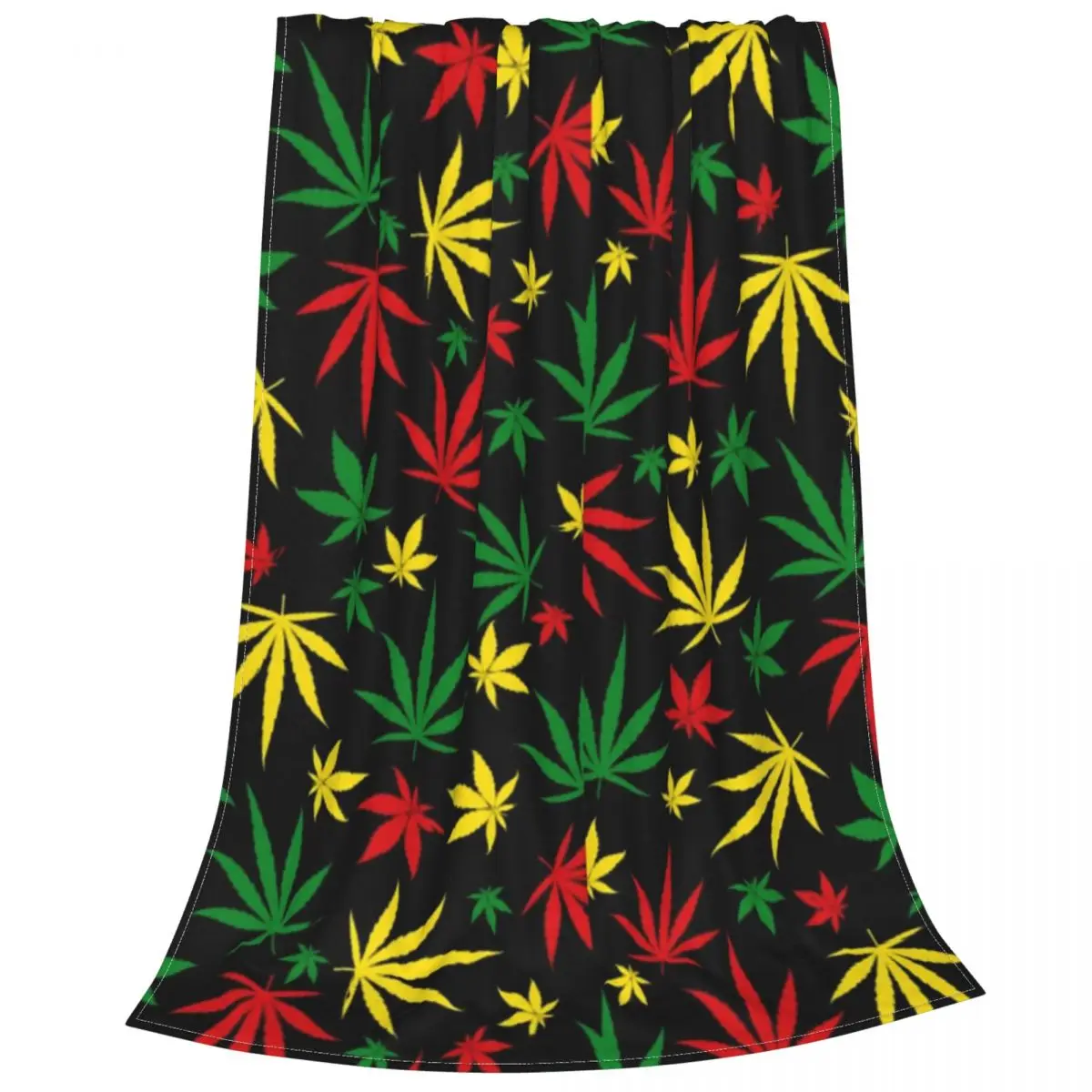 

Weed Leaf Pattern Blankets Fleece Printed Plants Breathable Lightweight Thin Throw Blankets for Bedding Bedroom Quilt