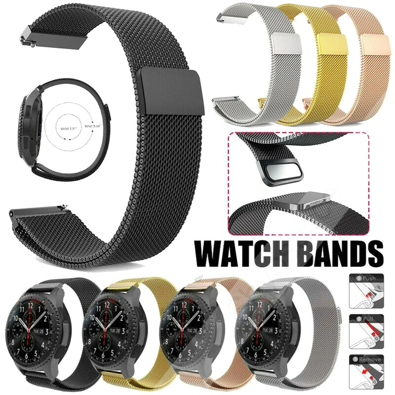

Milanese Magnetic Loop Stainless Steel Watch Band for Huawei GT2 42MM